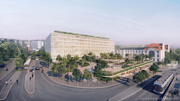 Visualisierung FORUM UZH Aussenansicht